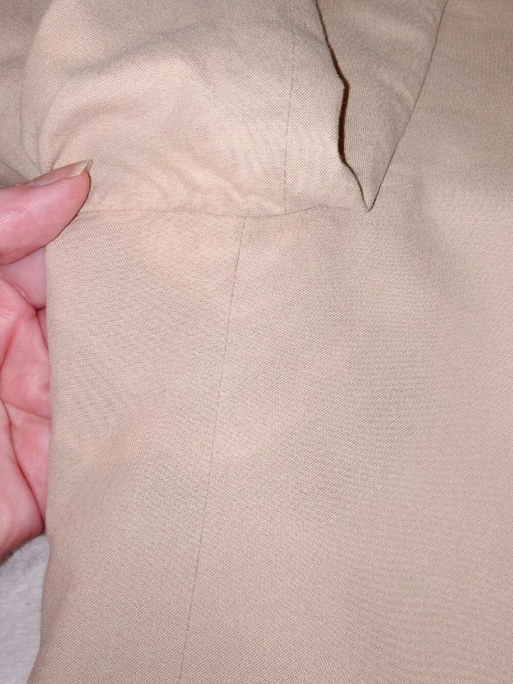 Tommy Hilfiger Mens 44R Beige Khaki Cotton Stretch Sport Coat Blazer Jacket